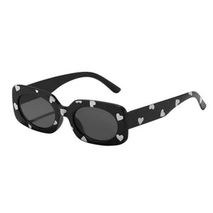 1love2hugs3kisses All-over Heart Sunglasses Kids Black