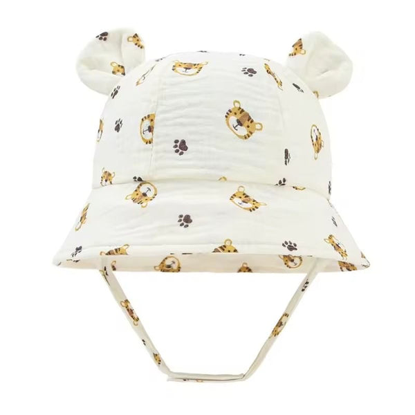 1love2hugs3kisses Baby Bucket Hat With Ears Tiger