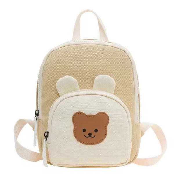 1love2hugs3kisses Bear Kids Backpack Khaki