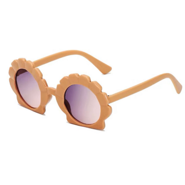 1love2hugs3kisses Shell Sunglasses Kids Beige