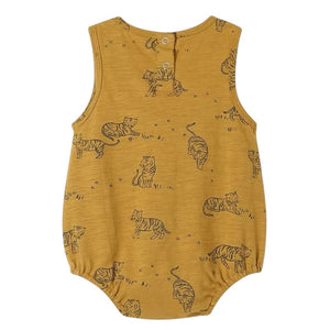 1love2hugs3kisses Sleeveless Baby Onesie Tiger