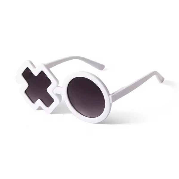 1love2hugs3kisses XO Sunglasses Kids White