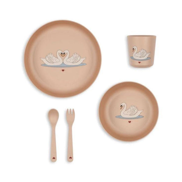 Konges Sløjd Pla Dinner Set - Swan