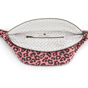 Rose In April Bumbag Leopard Pink