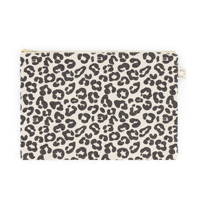 Rose In April Lili Flat Pouch Leopard Naturel